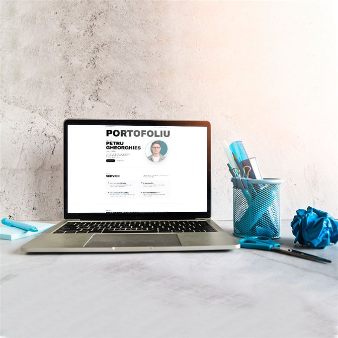 Website portofoliu - design web